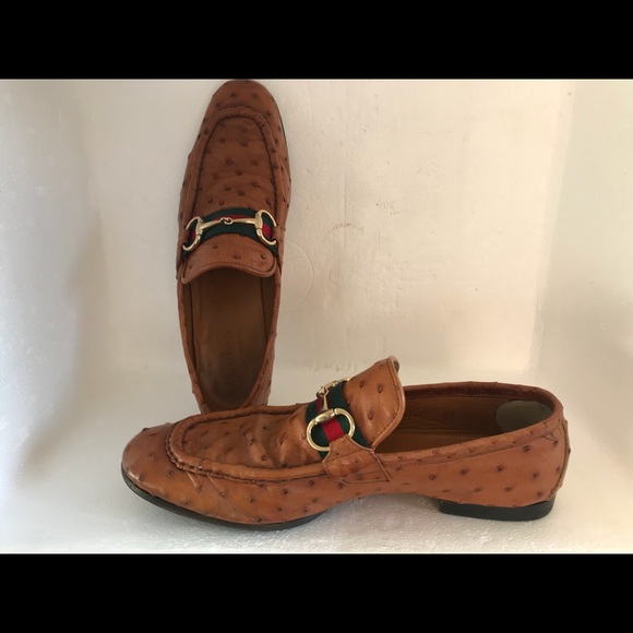 Gucci Shoes Gucci Ostrich Loafers Rare Poshmark
